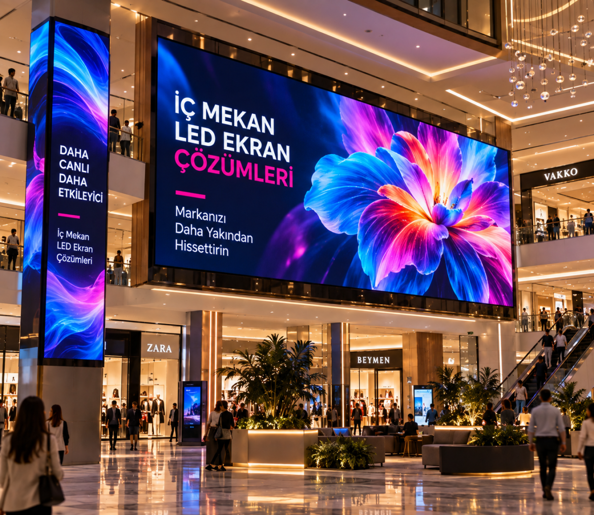 Cephe LED ekran projesi